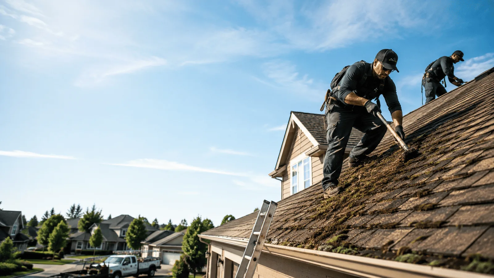 Roof Moss Removal in Moosic, PA near me